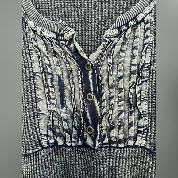 FP1 Free People Waffle Knit Mini Dress S - Picture 2 of 8